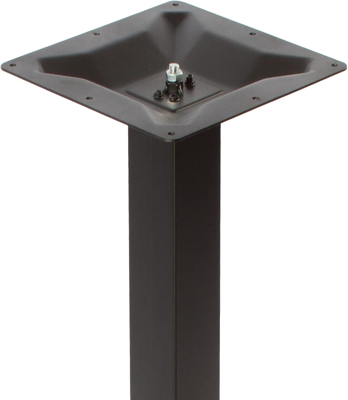 Tischgestell Schwarz | TBC311S | Gusseisen | Höhe 72 cm | Gewicht 15 kg | Bodenplatte 40x40 cm | Für Tischplatten bis 80x80 cm