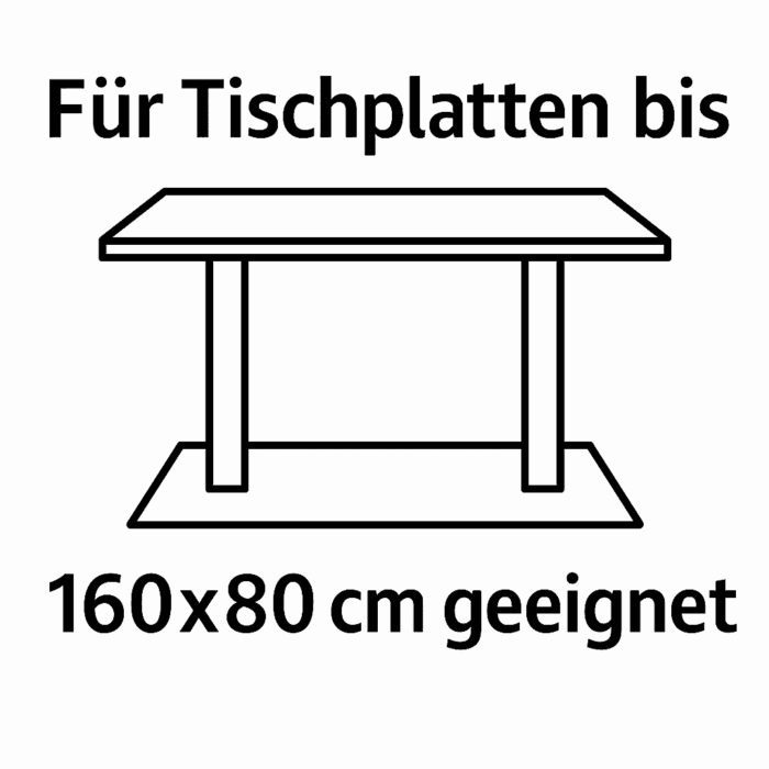 Doppeltischgestell Gastronomie – Modell TBC313-ED